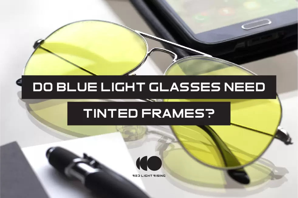 Brauchen Blaulichtbrillen getönte Rahmen?